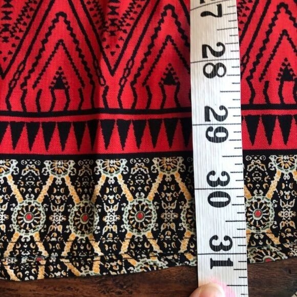 Miin Boho Ethnic Patterned Tunic Size S - Picture 2 of 10